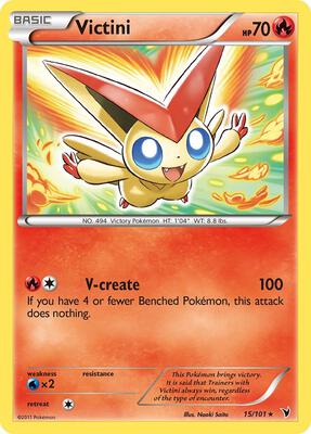 Victini (15) card from Noble Victories