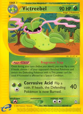 Victreebel card from Aquapolis