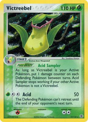Victreebel card from EX FireRed & LeafGreen