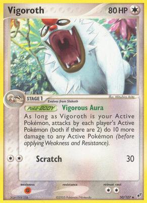 Vigoroth card from EX Deoxys