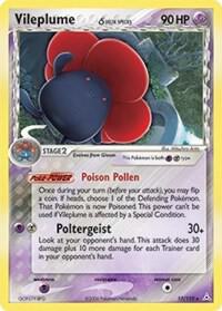 Vileplume (Delta Species) card from EX Holon Phantoms
