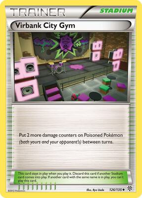 Virbank City Gym card from Plasma Storm
