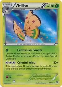 Vivillon (High Plains [Orange]) card from XY Base Set