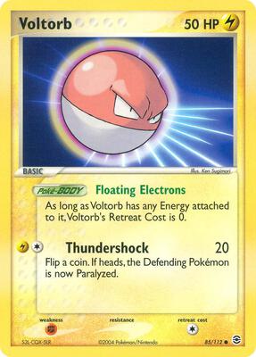 Voltorb card from EX FireRed & LeafGreen
