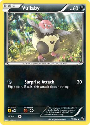 Vullaby card from Black and White