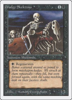 Drudge Skeletons card from Unlimited Edition