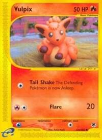 Vulpix card from Expedition