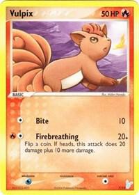 Vulpix card from EX Trainer Kit 2: Plusle & Minun