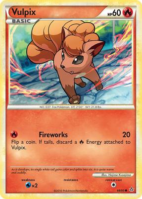 Vulpix card from Unleashed