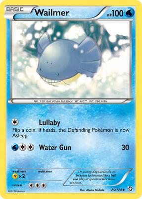 Wailmer card from Dragons Exalted