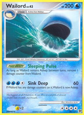 Wailord card from Great Encounters