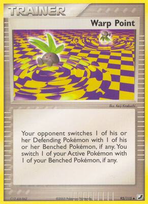 Warp Point card from EX Unseen Forces
