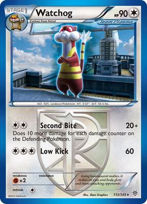Watchog (Team Plasma) (113) card from Plasma Storm