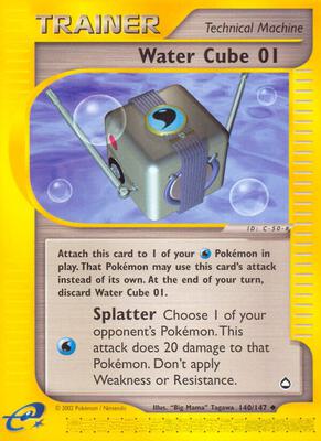 Water Cube 01 card from Aquapolis