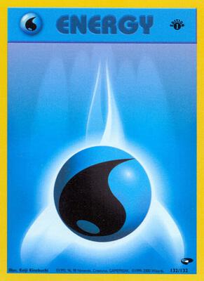 Water Energy card from Gym Challenge