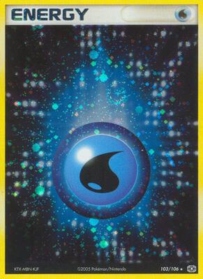 Water Energy card from EX Emerald