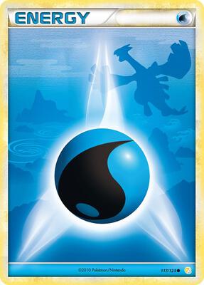 Water Energy card from HeartGold SoulSilver