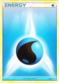 Water Energy (#6) card from HGSS Trainer Kit: Gyarados & Raichu