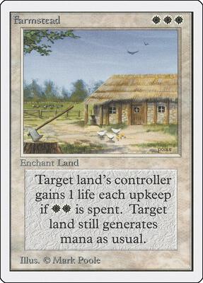 Farmstead card from Unlimited Edition