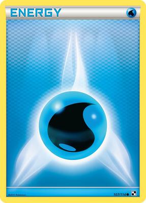 Water Energy card from Black and White