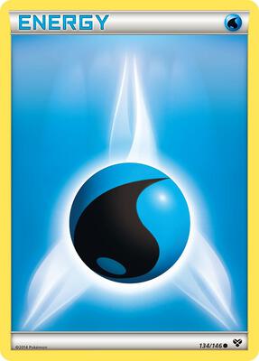 Water Energy card from XY Base Set