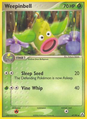 Weepinbell card from EX Legend Maker