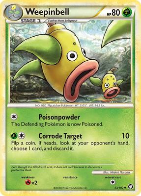 Weepinbell card from Triumphant