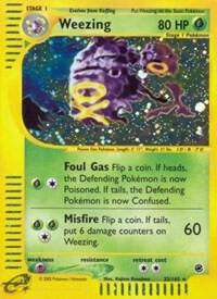 Weezing (32) card from Expedition