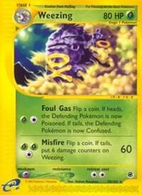 Weezing (70) card from Expedition