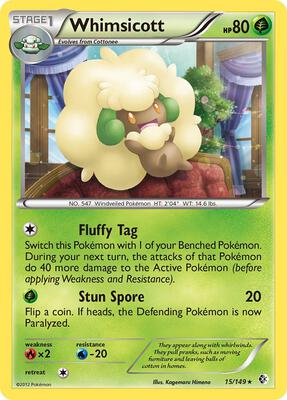 Whimsicott card from Boundaries Crossed