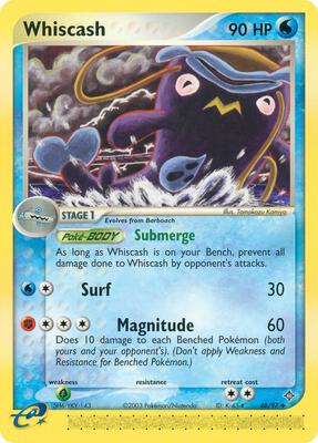Whiscash card from EX Dragon
