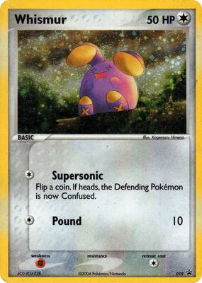 Whismur - 019 (EX Deck Tin) card from Nintendo Promos