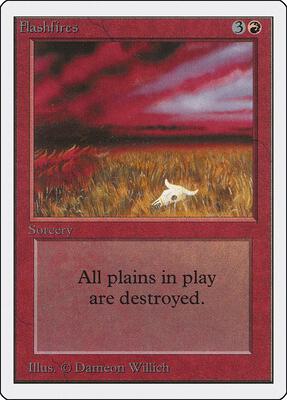 Flashfires card from Unlimited Edition