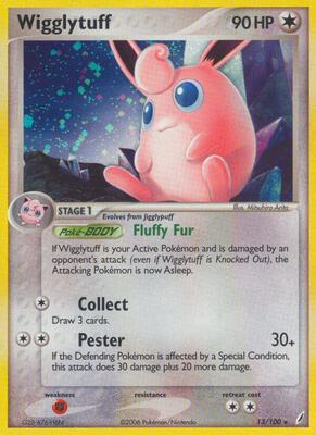Wigglytuff card from EX Crystal Guardians