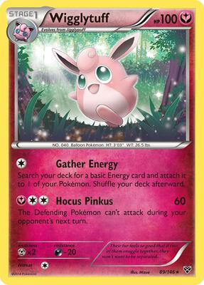 Wigglytuff (89) card from XY Base Set