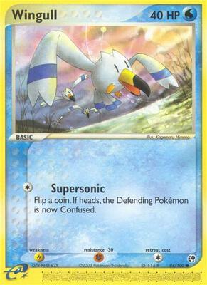 Wingull card from EX Sandstorm