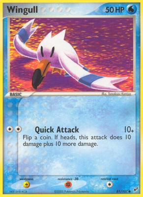 Wingull card from EX Deoxys