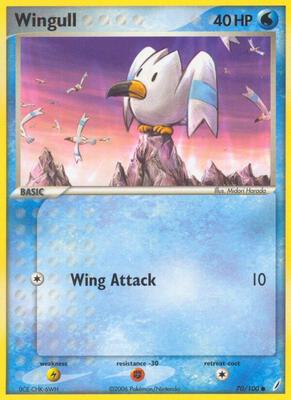 Wingull card from EX Crystal Guardians