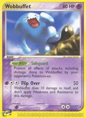 Wobbuffet card from EX Sandstorm