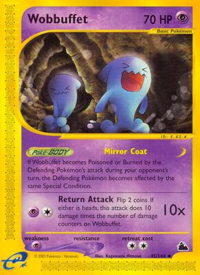 Wobbuffet card from Skyridge