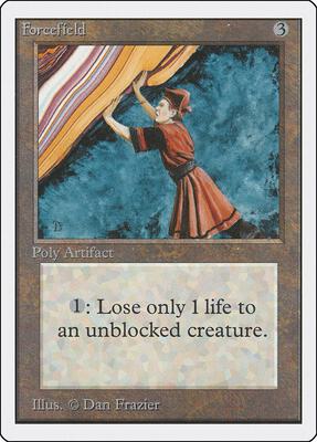 Forcefield card from Unlimited Edition
