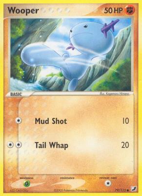 Wooper card from EX Unseen Forces