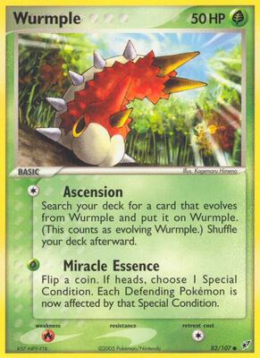 Wurmple card from EX Deoxys