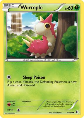 Wurmple card from Dragons Exalted