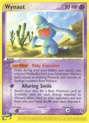 Wynaut card from EX Sandstorm