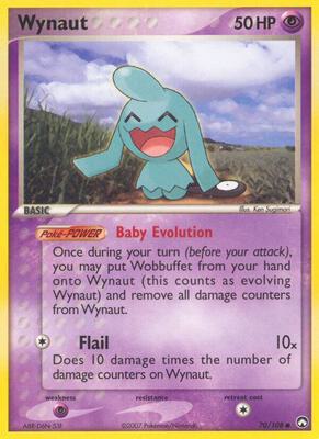 Wynaut card from EX Power Keepers