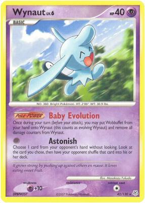 Wynaut card from Diamond and Pearl