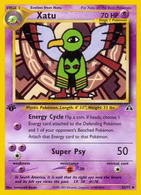 Xatu card from Neo Discovery