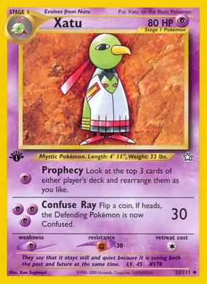 Xatu card from Neo Genesis