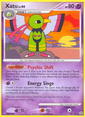 Xatu card from Secret Wonders